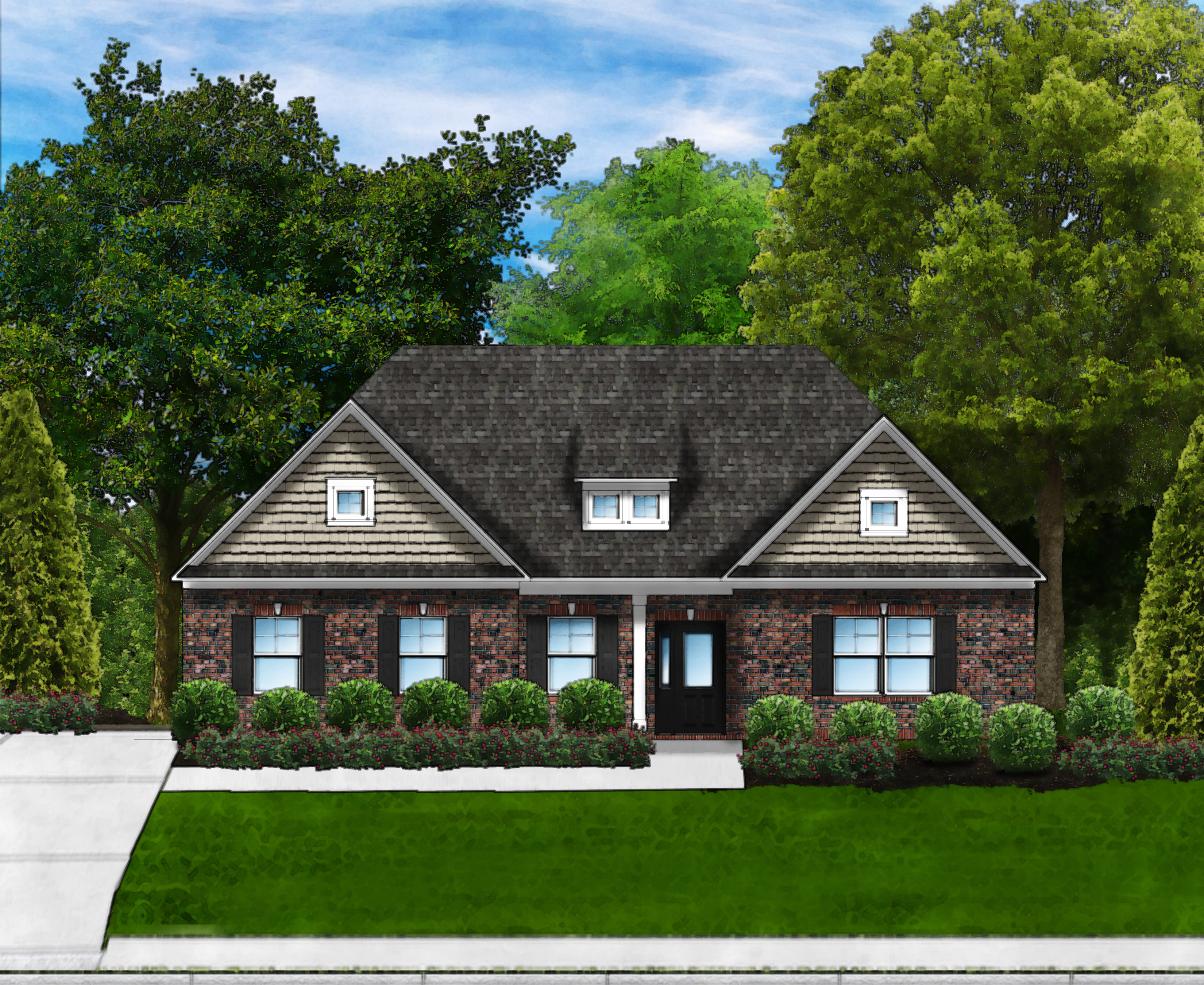 Marsh Bay D4 (Brick Front) by Great Southern Homes