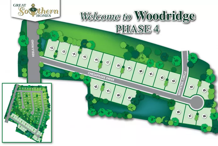 Woodridge Sumter SC Illustrated Site Plan