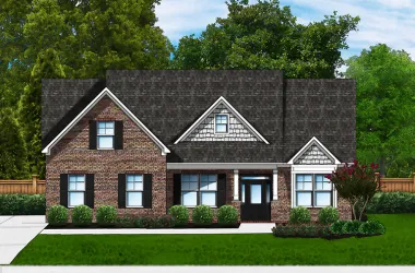 Azalea B4 Brick Front by Great Southern Homes