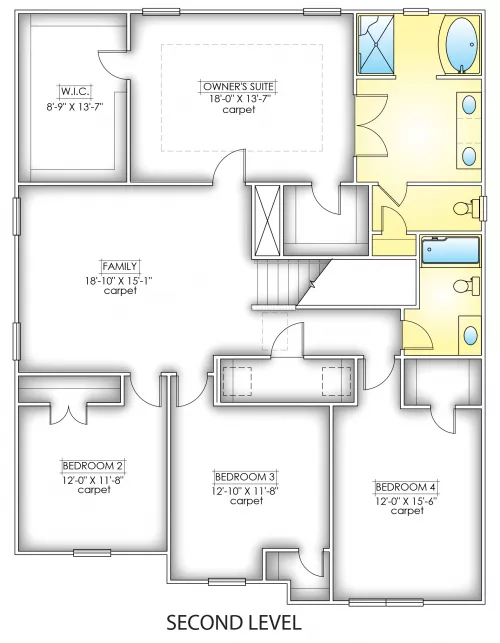 Bradley Second Level Floorplan