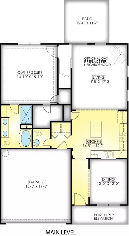 Kingstree II Main Floor Plan